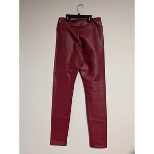 Calzedonia Thermal Skinny Fit Coated Leggings Rosso Scuro Burgundy Red MIP037 M